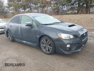 2016 Subaru WRX Limited with VIN JF1VA1N61G8835127, listed as a IAAI auction lot 41450504 with 106,534 mi miles. Bid and sale history available at carsss.com. Image 1.