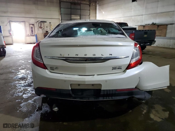 2016 Lincoln MKS EcoBoost with VIN 1LNHL9FT7GG601211, listed as a Copart auction lot 45503955 with 74,169 mi miles and Clean Title. Bid and sale history available at carsss.com. Image 6.