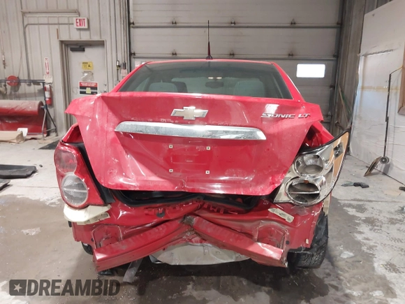 2014 Chevrolet Sonic LT with VIN 1G1JC5SH2E4214489, listed as a IAAI auction lot 41650289 with 93,388 mi miles and . Bid and sale history available at DreamBid. Image 16.