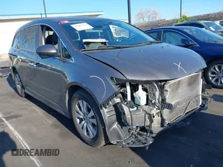 2015 Honda Odyssey EX-L with VIN 5FNRL5H61FB126933, listed as a IAAI auction lot 42003978 with 69,025 mi miles and . Bid and sale history available at carsss.com. Image 1.
