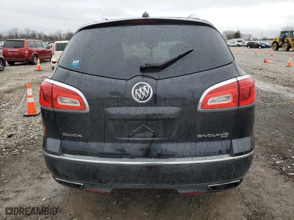 2017 Buick Enclave Leather with VIN 5GAKVBKD2HJ124767, listed as a Copart auction lot 47543205 with 168,360 mi miles and Salvage Title. Bid and sale history available at carsss.com. Image 6.