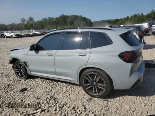2022 BMW X3 M with VIN 5YM13EC07N9K44162, listed as a Copart auction lot 71282004 with 0 mi miles and Salvage Title. Bid and sale history available at carsss.com. Image 2.