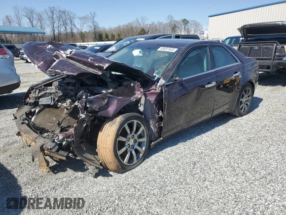 2008 Cadillac CTS RWD z VIN 1G6DV57V480213968, wystawiony jako Copart lot #48681545 z przebiegiem Nie podano mil oraz Szkoda całkowita • Salvage title. Historia ofert i sprzedaży dostępna na DreamBid. Obrazek 1.