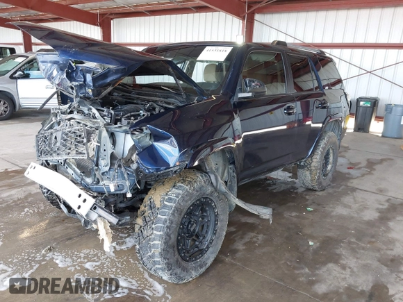 2021 Toyota 4Runner SR5 with VIN JTEMU5JR3M5893415, listed as a IAAI auction lot 41531818 with 82,226 mi miles and . Bid and sale history available at DreamBid. Image 2.
