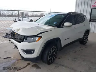 2018 Jeep Compass Limited with VIN 3C4NJDCB9JT376837, listed as a IAAI auction lot 41709932 with 128,838 mi miles. Bid and sale history available at carsss.com. Image 17.