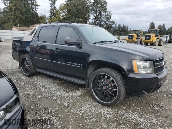 2007 Chevrolet Avalanche LT w/3LT with VIN 3GNFK12317G137706, listed as a Copart auction lot 75672384 with 167,433 mi miles and Salvage Title. Bid and sale history available at carsss.com. Image 4.
