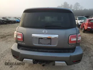 2017 Nissan Armada SV with VIN JN8AY2ND7H9007012, listed as a Copart auction lot 84239494 with 124,619 mi miles and Clean Title. Bid and sale history available at carsss.com. Image 6.