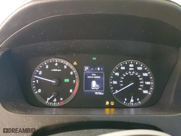 2016 Hyundai Sonata 2.4L Sport with VIN 5NPE34AF5GH380408, listed as a Copart auction lot 45174545 with 76,732 mi miles and Salvage Title. Bid and sale history available at carsss.com. Image 9.