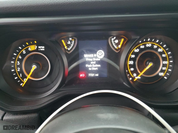 2024 Jeep Wrangler Sport S with VIN 1C4PJXDG5RW260402, listed as a Copart auction lot 50365375 with 7,721 mi miles and Non Repairable. Bid and sale history available at carsss.com. Image 9.
