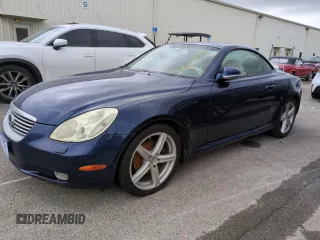 2002 Lexus SC with VIN JTHFN48YX20006211, listed as a Copart auction lot 74002934 with Not Provided miles and Salvage Title. Bid and sale history available at carsss.com. Image 1.