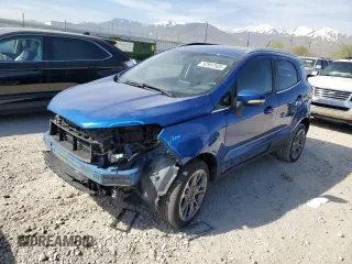 2019 Ford EcoSport Titanium with VIN MAJ6S3KLXKC289764, listed as a Copart auction lot 52997505 with 77,609 mi miles and Salvage Title. Bid and sale history available at DreamBid. Image 1.