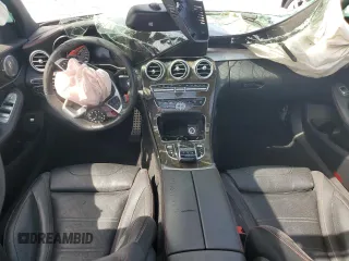 2017 Mercedes-Benz C 43 AMG with VIN 55SWF6EB7HU181096, listed as a Copart auction lot 53824395 with Not Provided miles and Salvage Title. Bid and sale history available at DreamBid. Image 8.