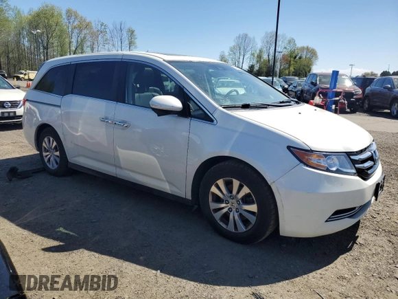 2016 Honda Odyssey EX-L with VIN 5FNRL5H66GB129277, listed as a Copart auction lot 54851955 with 147,496 mi miles and Clean Title. Bid and sale history available at carsss.com. Image 4.