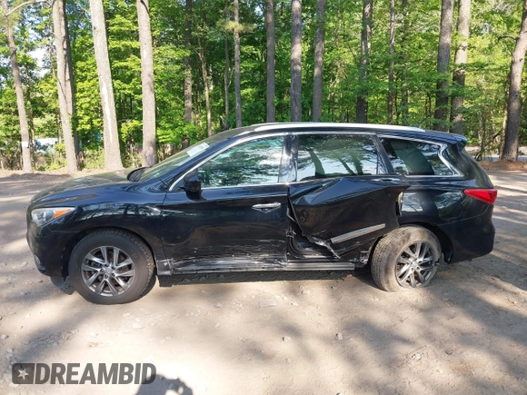 2014 Infiniti QX60 with VIN 5N1AL0MM1EC532643, listed as a IAAI auction lot 42161193 with 107,325 mi miles and . Bid and sale history available at DreamBid. Image 14.