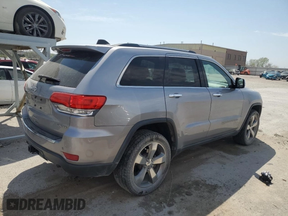 2014 Jeep Grand Cherokee Limited z VIN 1C4RJFBT2EC150809, wystawiony jako Copart lot #53441765 z przebiegiem 111 130 mil mil oraz Szkoda całkowita • Salvage title. Historia ofert i sprzedaży dostępna na DreamBid. Obrazek 3.
