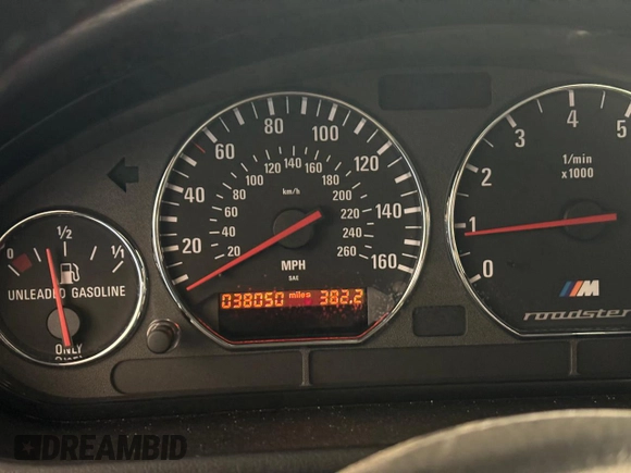 2000 BMW Z3 M 3.2L with VIN WBSCK9349YLC93283, listed as a Copart auction lot 41692715 with 38,048 mi miles and Clean Title. Bid and sale history available at carsss.com. Image 8.