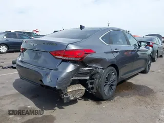 2017 Genesis G80 3.8L with VIN KMHGN4JE2HU167543, listed as a IAAI auction lot 42248719 with 82,574 mi miles and . Bid and sale history available at DreamBid. Image 4.