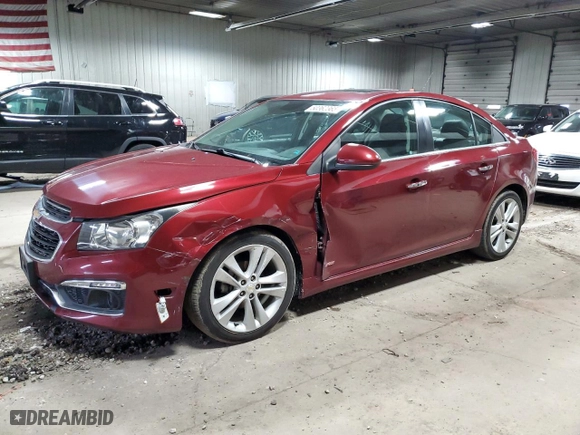 2016 Chevrolet Cruze Limited LTZ with VIN 1G1PG5SB5G7197957, listed as a Copart auction lot 50362365 with 57,034 mi miles and Non Repairable. Bid and sale history available at carsss.com. Image 1.