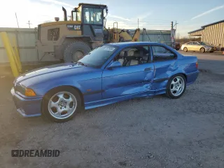 1997 BMW 3 Series M3 with VIN WBSBG9320VEY75541, listed as a Copart auction lot 79728994 with 239,494 mi miles and Salvage Title. Bid and sale history available at carsss.com. Image 1.