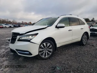 2014 Acura MDX Tech Pkg with VIN 5FRYD4H40EB022755, listed as a Copart auction lot 83088704 with 196,344 mi miles and Salvage Title. Bid and sale history available at carsss.com. Image 1.