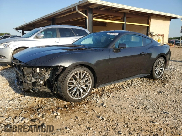 2024 Ford Mustang EcoBoost with VIN 1FA6P8TH1R5132860, listed as a Copart auction lot 52870255 with 10,942 mi miles and Salvage Title. Bid and sale history available at DreamBid. Image 1.