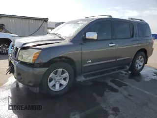 2006 Nissan Armada LE with VIN 5N1AA08A26N739828, listed as a Copart auction lot 59056515 with 115,001 mi miles and Salvage title. Bid and sale history available at DreamBid. Image 1.