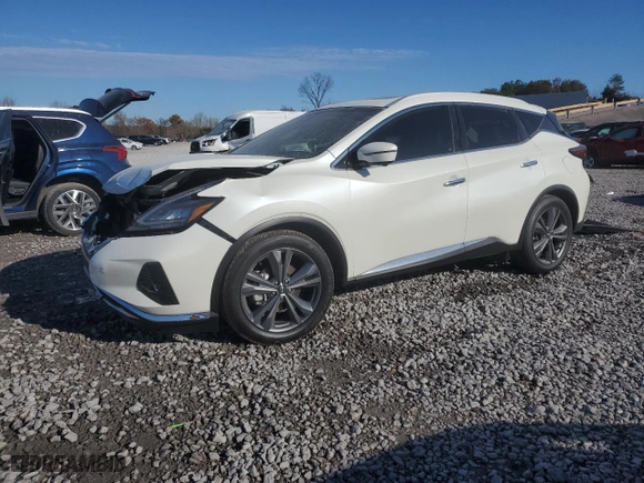 2023 Nissan Murano Platinum with VIN 5N1AZ2DS8PC139539, listed as a Copart auction lot 83674414 with 14,324 mi miles and Salvage Title. Bid and sale history available at carsss.com. Image 1.