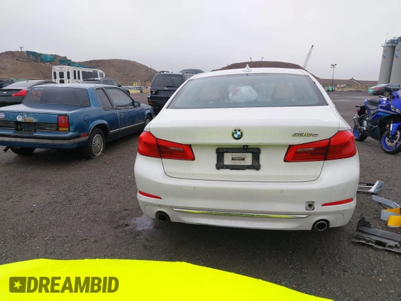 2018 BMW 5 Series 530e xDrive with VIN WBAJB1C50JG624043, listed as a IAAI auction lot 41814687 with 41,301 mi miles and . Bid and sale history available at DreamBid. Image 16.