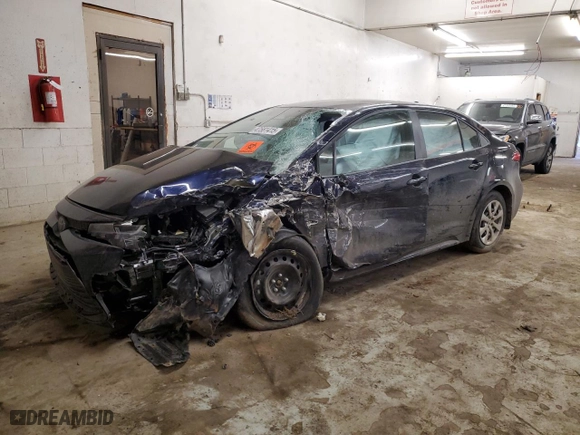 2024 Toyota Corolla LE with VIN 5YFB4MDE1RP169585, listed as a Copart auction lot 47581415 with 0 mi miles and Salvage Title. Bid and sale history available at carsss.com. Image 1.