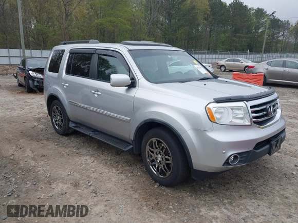 2014 Honda Pilot Touring with VIN 5FNYF4H91EB011934, listed as a IAAI auction lot 41929415 with 227,343 mi miles and . Bid and sale history available at DreamBid. Image 1.