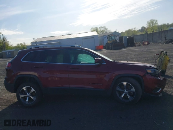 2019 Jeep Cherokee Limited with VIN 1C4PJMDN0KD299607, listed as a IAAI auction lot 42158424 with 80,014 mi miles and . Bid and sale history available at DreamBid. Image 13.