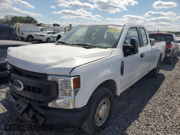 2020 Ford F-250 XL with VIN 1FT7X2A69LED67060, listed as a Copart auction lot 56627325 with 56,924 mi miles and Clean title. Bid and sale history available at DreamBid. Image 1.
