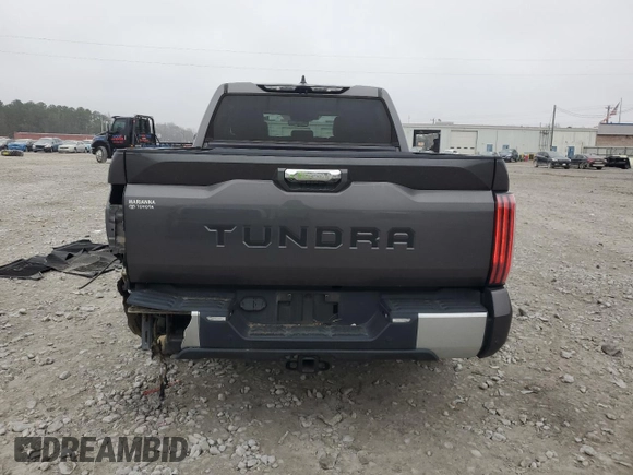 2022 Toyota Tundra Limited with VIN 5TFJA5AB6NX002476, listed as a Copart auction lot 44902235 with 48,571 mi miles and Salvage title. Bid and sale history available at DreamBid. Image 6.