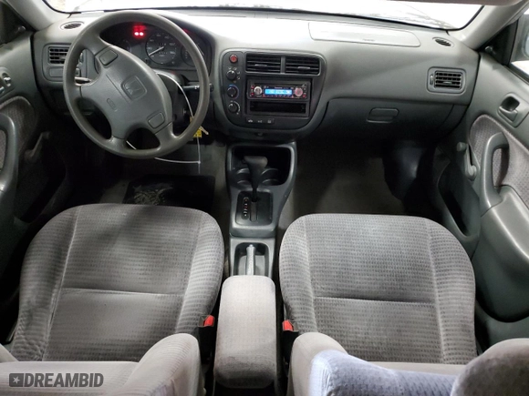 2000 Honda Civic VP with VIN 2HGEJ6610YH552001, listed as a Copart auction lot 43371815 with 147,244 mi miles and Clean Title. Bid and sale history available at carsss.com. Image 8.