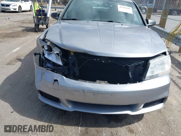 2013 Dodge Avenger SE V6 with VIN 1C3CDZAG2DN696519, listed as a IAAI auction lot 41705189 with 154,573 mi miles and . Bid and sale history available at DreamBid. Image 6.