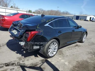 2024 Cadillac CT5 Luxury with VIN 1G6DX5RK1R0108447, listed as a Copart auction lot 49640635 with 16,455 mi miles and Salvage title. Bid and sale history available at DreamBid. Image 3.