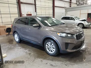 2019 Kia Sorento LX with VIN 5XYPGDA50KG458694, listed as a IAAI auction lot 42454588 with 50,079 mi miles and . Bid and sale history available at DreamBid. Image 1.