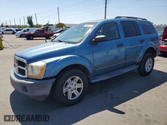 2005 Dodge Durango SXT with VIN 1D4HD38K45F584666, listed as a Copart auction lot 59212785 with 139,604 mi miles and Non repairable. Bid and sale history available at DreamBid. Image 1.