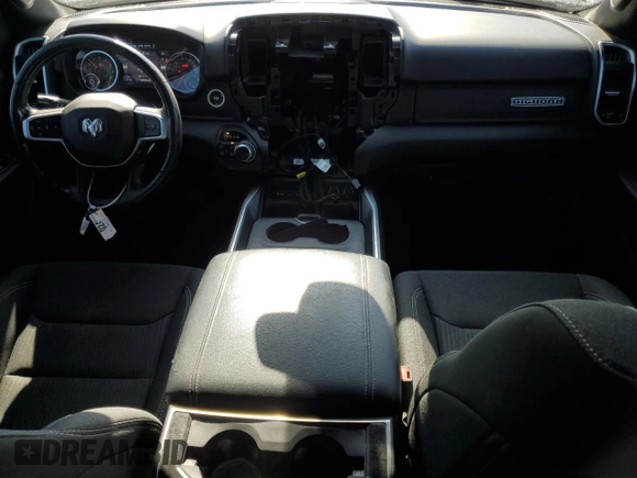 2019 Ram 1500 Big Horn with VIN 1C6SRFFT3KN650053, listed as a Copart auction lot 63852325 with 62,247 mi miles and Salvage title. Bid and sale history available at DreamBid. Image 8.