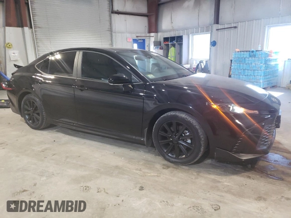 2025 Toyota Camry LE with VIN 4T1DAACK9SU517015, listed as a Copart auction lot 48926045 with 7,797 mi miles and Salvage Title. Bid and sale history available at DreamBid. Image 4.