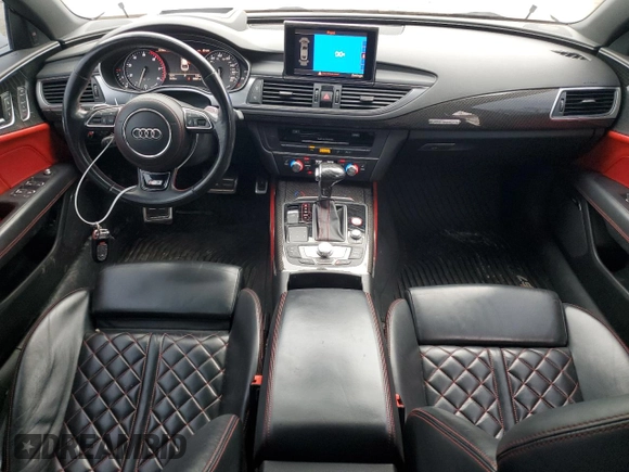 2015 Audi S7 with VIN WAUW2AFC0FN035996, listed as a Copart auction lot 48231375 with 92,921 mi miles and Salvage Title. Bid and sale history available at carsss.com. Image 8.