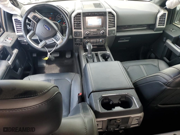 2017 Ford F-150 XL with VIN 1FTEW1EGXHFC35658, listed as a Copart auction lot 48021395 with 21,438 mi miles and Salvage Title. Bid and sale history available at carsss.com. Image 8.