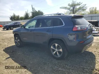 2019 Jeep Cherokee Limited with VIN 1C4PJMDXXKD426638, listed as a Copart auction lot 53851505 with 76,053 mi miles and Salvage Title. Bid and sale history available at carsss.com. Image 2.
