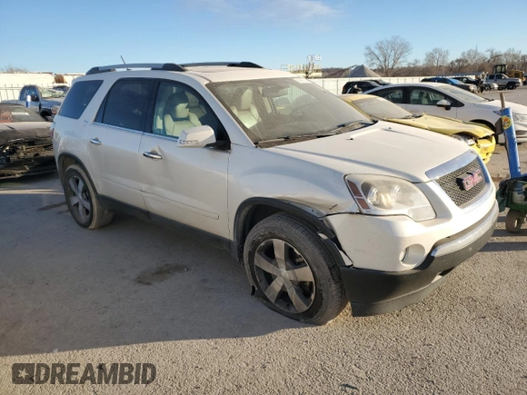 2012 GMC Acadia SLT2 with VIN 1GKKRSED6CJ182277, listed as a Copart auction lot 83687834 with 180,118 mi miles and Salvage Title. Bid and sale history available at carsss.com. Image 4.