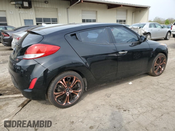 2014 Hyundai Veloster RE:FLEX with VIN KMHTC6AD3EU214291, listed as a Copart auction lot 54529665 with 102,879 mi miles and Clean title. Bid and sale history available at DreamBid. Image 3.