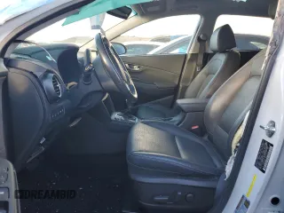 2019 Hyundai Kona Ultimate with VIN KM8K5CA51KU221572, listed as a Copart auction lot 85927904 with 0 mi miles and Salvage Title. Bid and sale history available at carsss.com. Image 7.