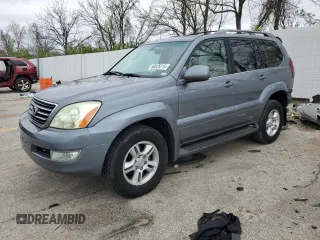 2003 Lexus GX 470 with VIN JTJBT20X130017870, listed as a Copart auction lot 50525215 with 280,637 mi miles and Salvage Title. Bid and sale history available at carsss.com. Image 1.