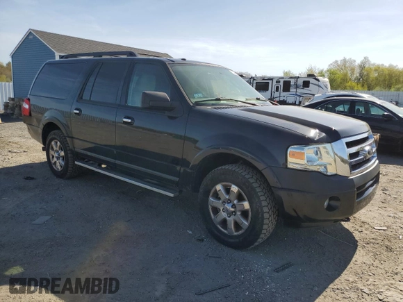 2011 Ford Expedition Max XLT with VIN 1FMJK1J58BEF22584, listed as a Copart auction lot 55484905 with 191,386 mi miles and Clean title. Bid and sale history available at DreamBid. Image 4.