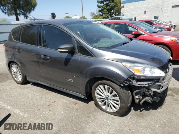 2017 Ford C-Max Energi SE with VIN 1FADP5EU7HL109805, listed as a Copart auction lot 58430734 with 71,497 mi miles and Salvage Title. Bid and sale history available at carsss.com. Image 4.