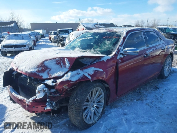 2014 Chrysler 300 with VIN 2C3CCAET9EH104233, listed as a IAAI auction lot 41581466 with 127,772 mi miles. Bid and sale history available at carsss.com. Image 18.